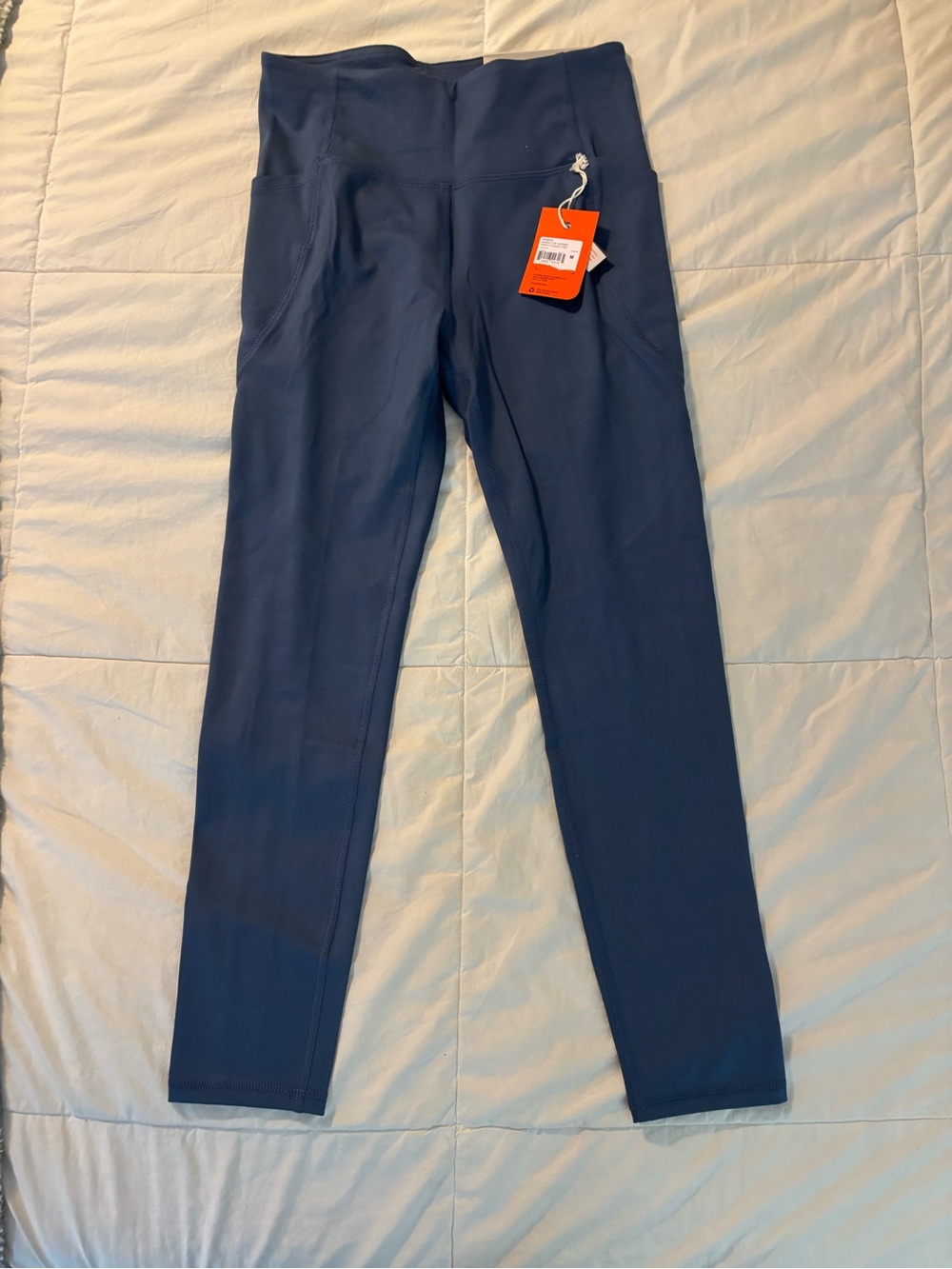Freely High-Waist Navy Performance Leggings with Pocket